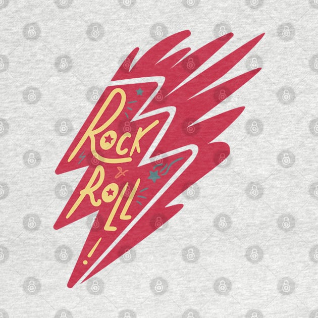 Rock Roll Lettering by Mako Design 